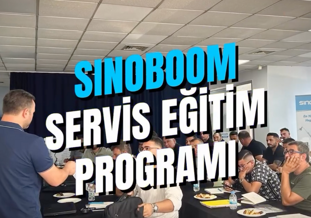 Sinoboom Servis Eğitim Programı Başarıyla Tamamlandı Sinoboom Servis Eğitim Programı Başarıyla Tamamlandı